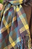 Magnus Plaid Blanket Scarf 2